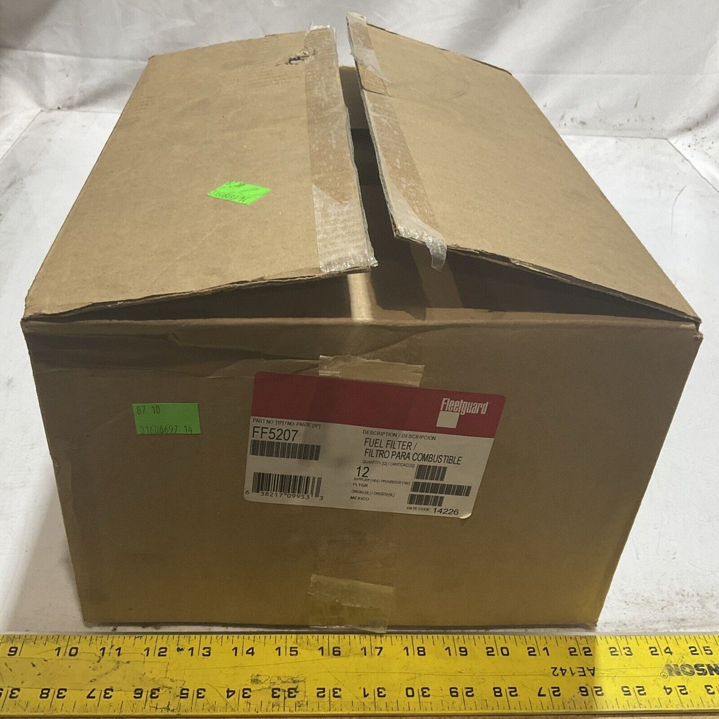 FLEETGUARD FF5207 FUEL FILTER QTY 12 E3G