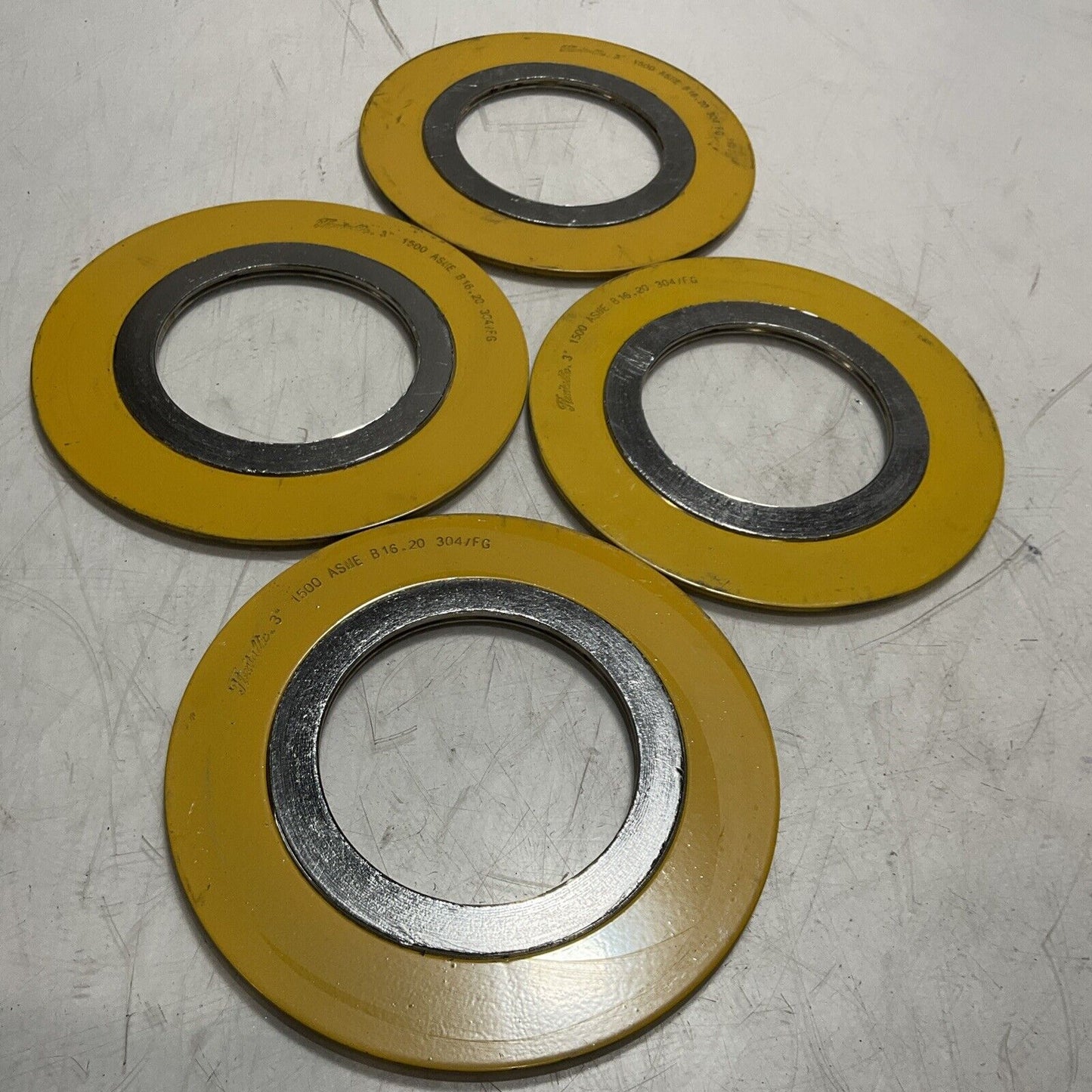 FLEXITALLIC 3”1500 ASME B16.20304/FG SPIRAL WOUND FLANGE GASKET QTY 4 NPS 1 K9S