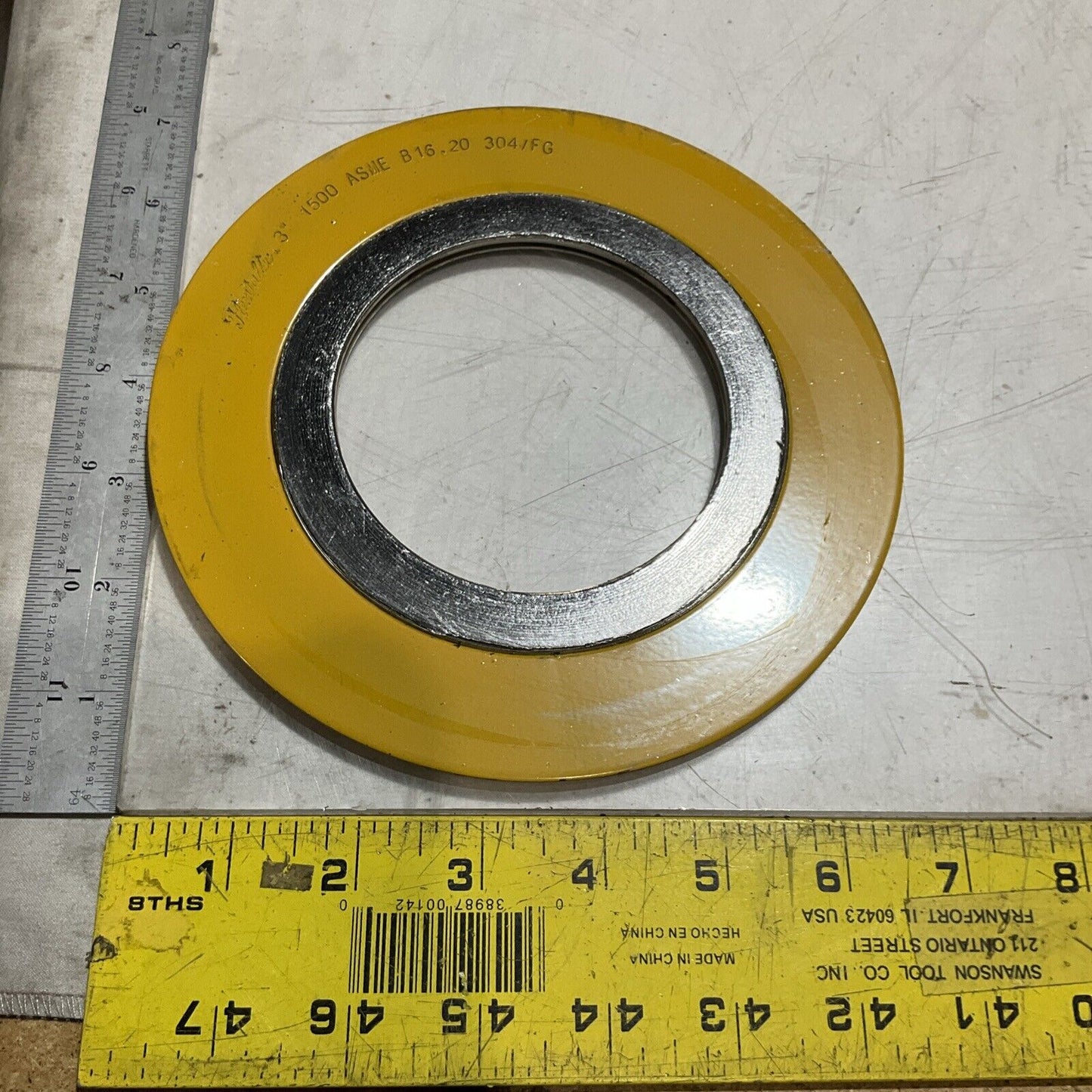 FLEXITALLIC 3”1500 ASME B16.20304/FG SPIRAL WOUND FLANGE GASKET QTY 4 NPS 1 K9S