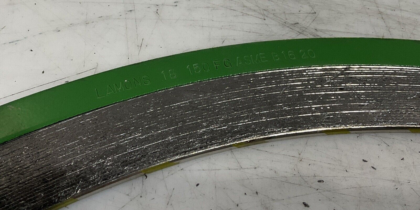 LAMONS ARC-235381 GASKET SPIRAL WOUND 18 NPS 150 CLASS ASME B1620 LOT OF 3 K9S