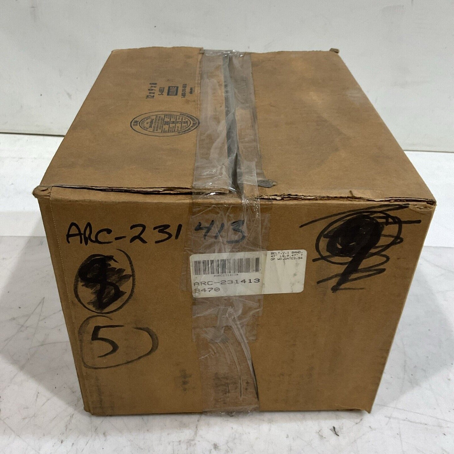 GATES XL9470 ARC231413 9070 BELT V1 BAND 47LG O.47T OP WD LOT OF 5 K9S