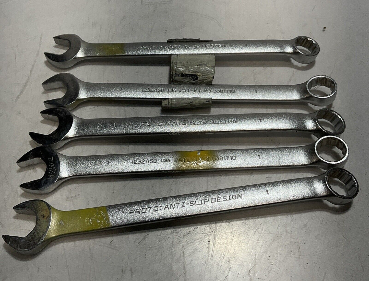 PROTO ANTI- SLIP DESIGN 5381710 15MM 1232ASD COMBINATION WRENCH SIZE 1 QTY 5 U3S