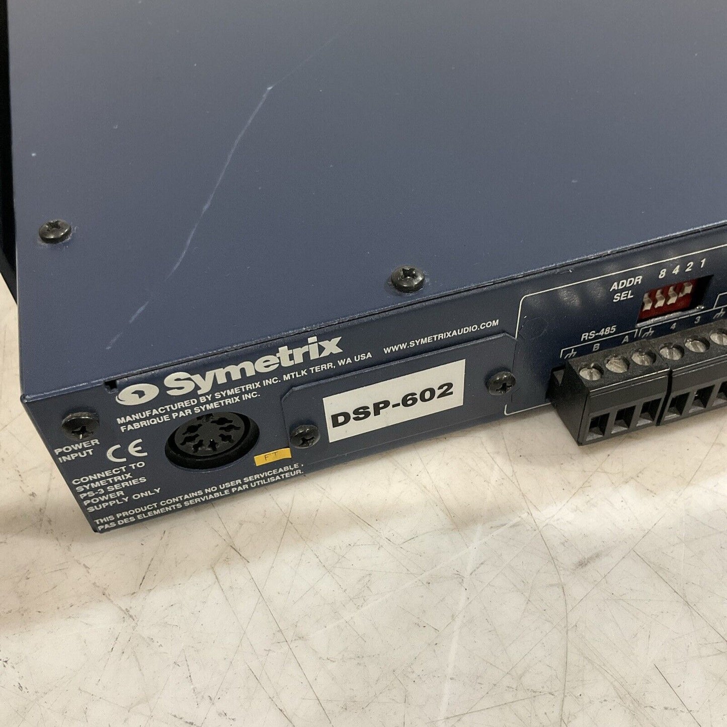 SYMETRIX 322 DSP ENGINE CROWN AMPLIFIER REPAIR POWER SUPPLY DSP-601-602 T9A