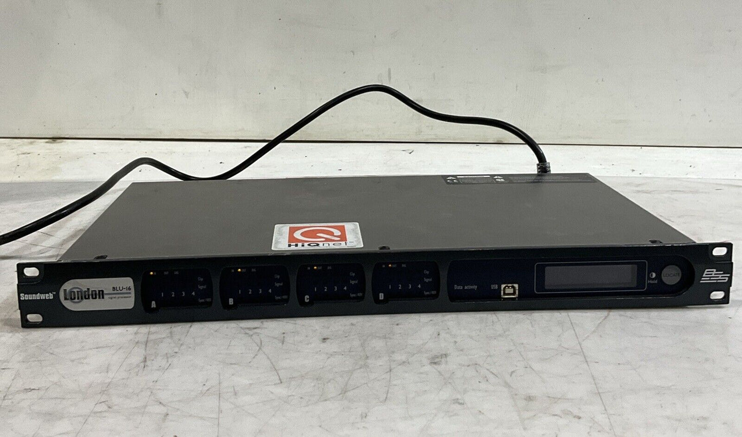 SOUNDWEB LONDON BSS BLU-16 SIGNAL PROCESSOR LOCATOR T9A
