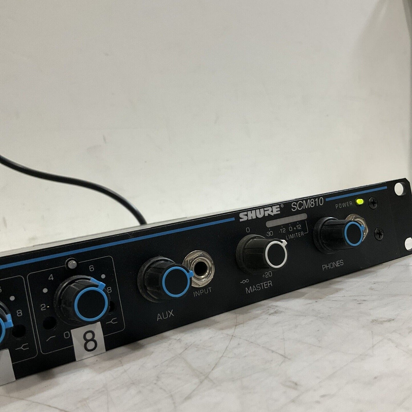 SURE SCM810 AUTOMATIC MICROPHONE MIXER WITH INTELLIMIX 120VAC 50/60HZ T9A