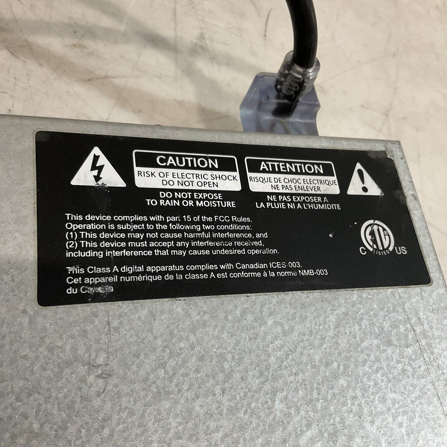 SOUNDWEB LONDON BSS BLU-80 12X4-U SIGNAL PROCESSOR LOCATOR 240VAC 50/60HZ T9S