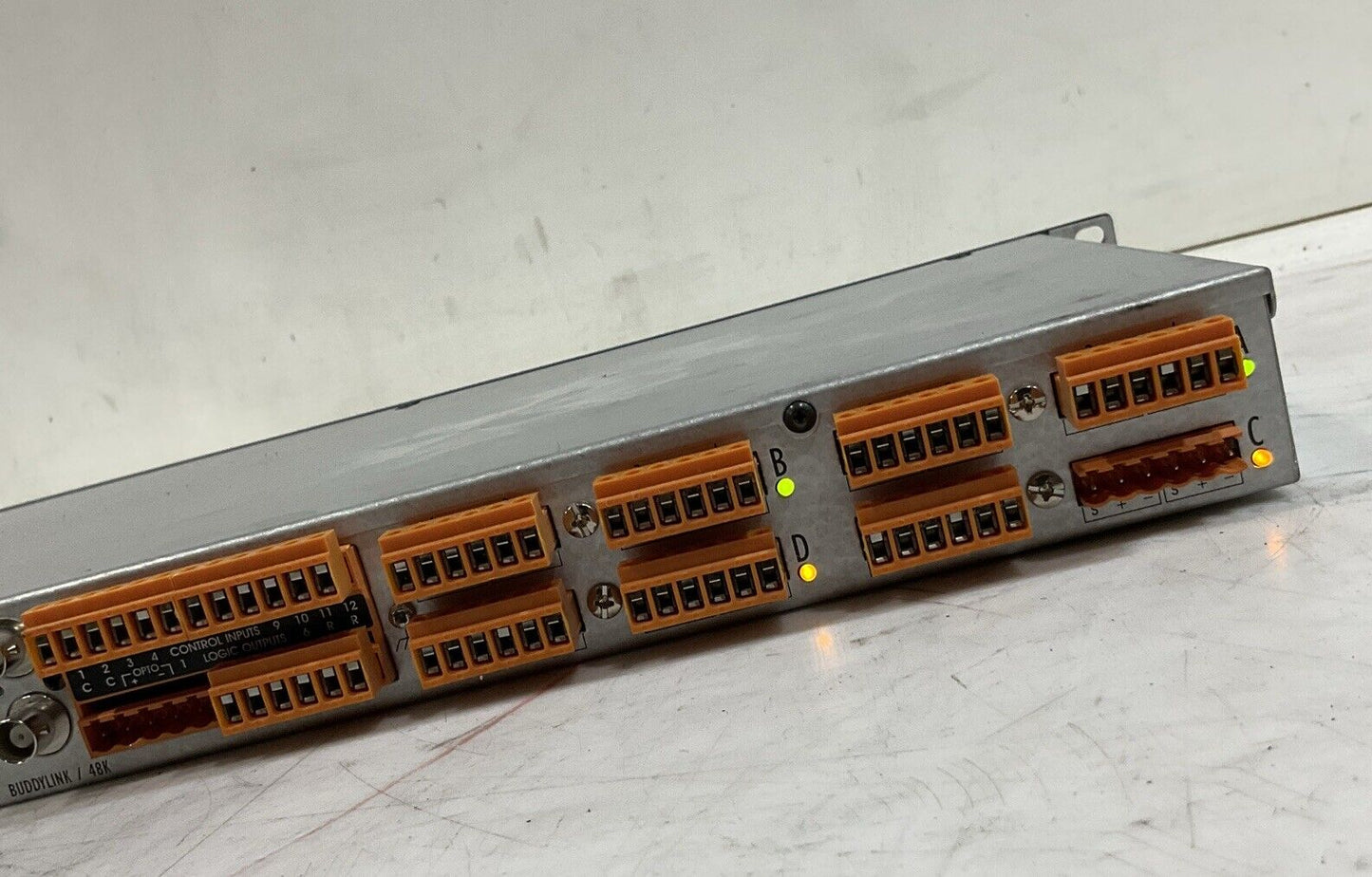 SOUNDWEB LONDON BSS BLU-80 12X4-U SIGNAL PROCESSOR LOCATOR 240VAC 50/60HZ T9S