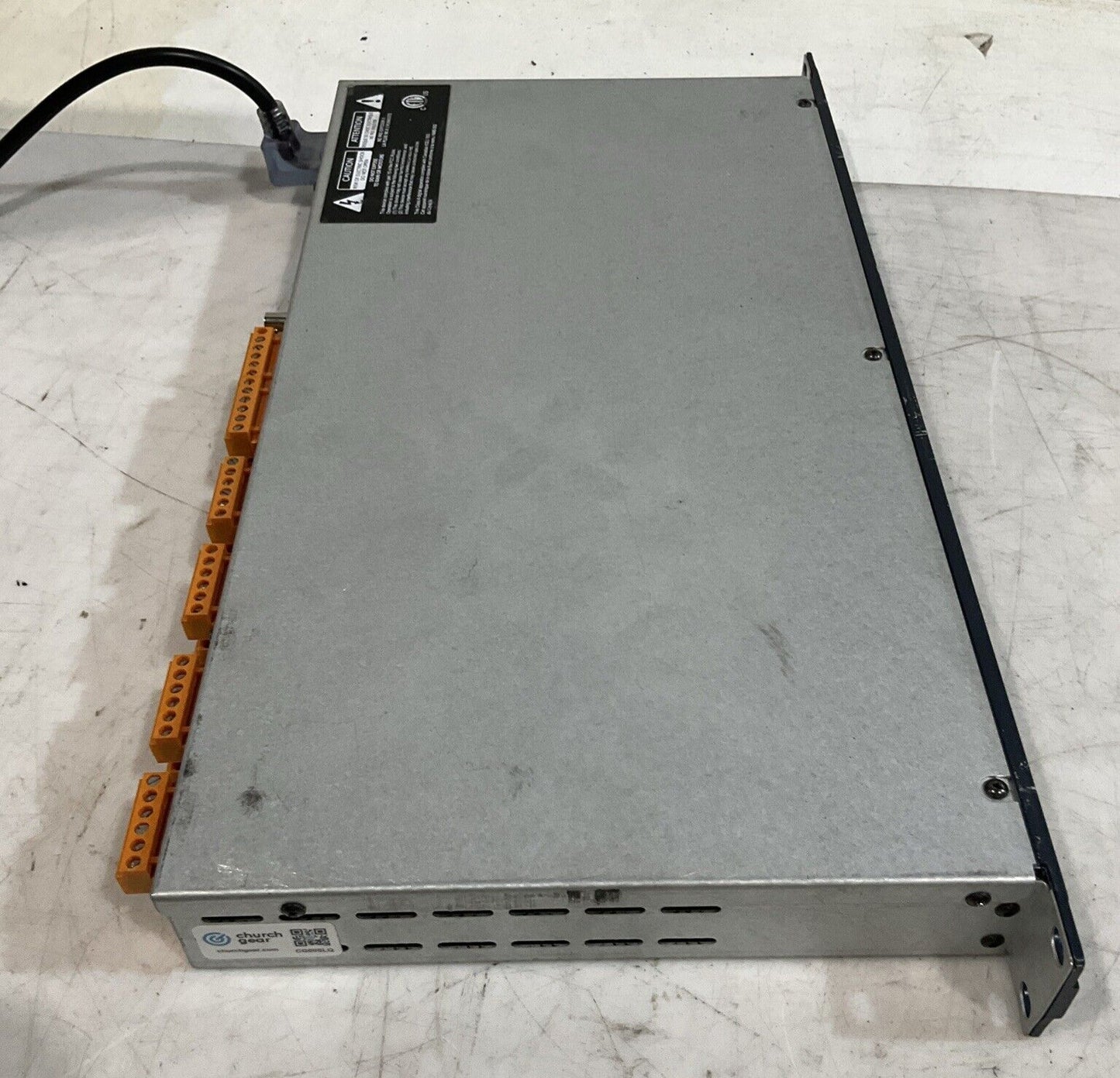 SOUNDWEB LONDON BSS BLU-80 12X4-U SIGNAL PROCESSOR LOCATOR 240VAC 50/60HZ T9S