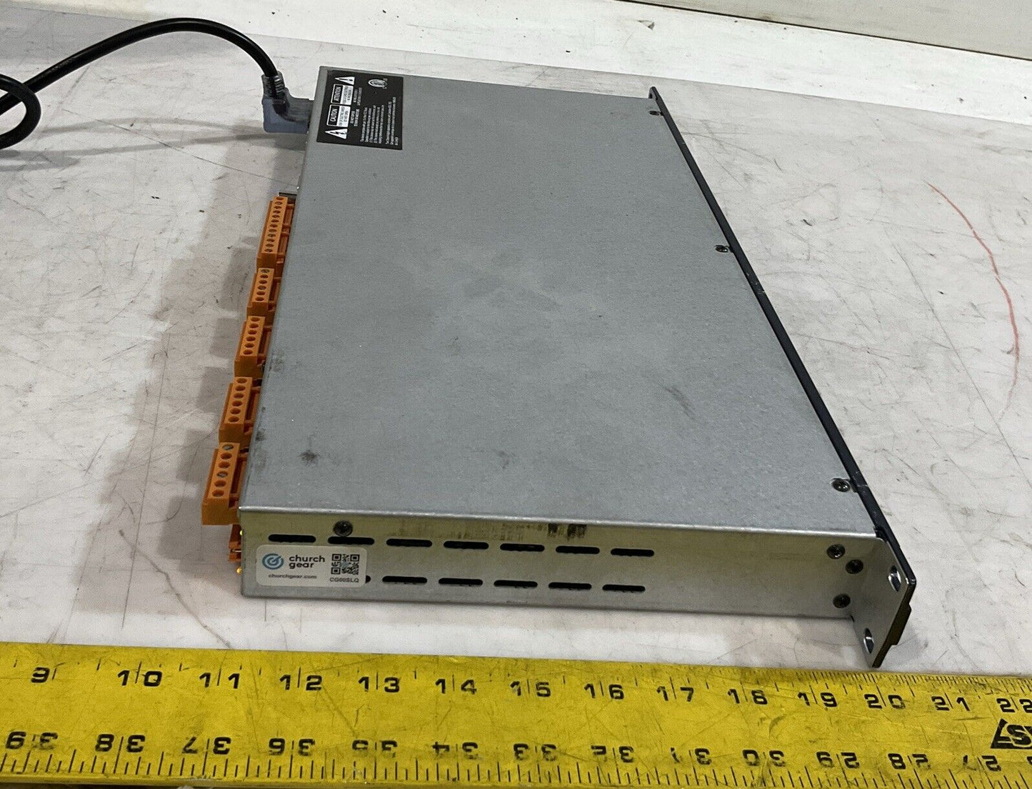 SOUNDWEB LONDON BSS BLU-80 12X4-U SIGNAL PROCESSOR LOCATOR 240VAC 50/60HZ T9S