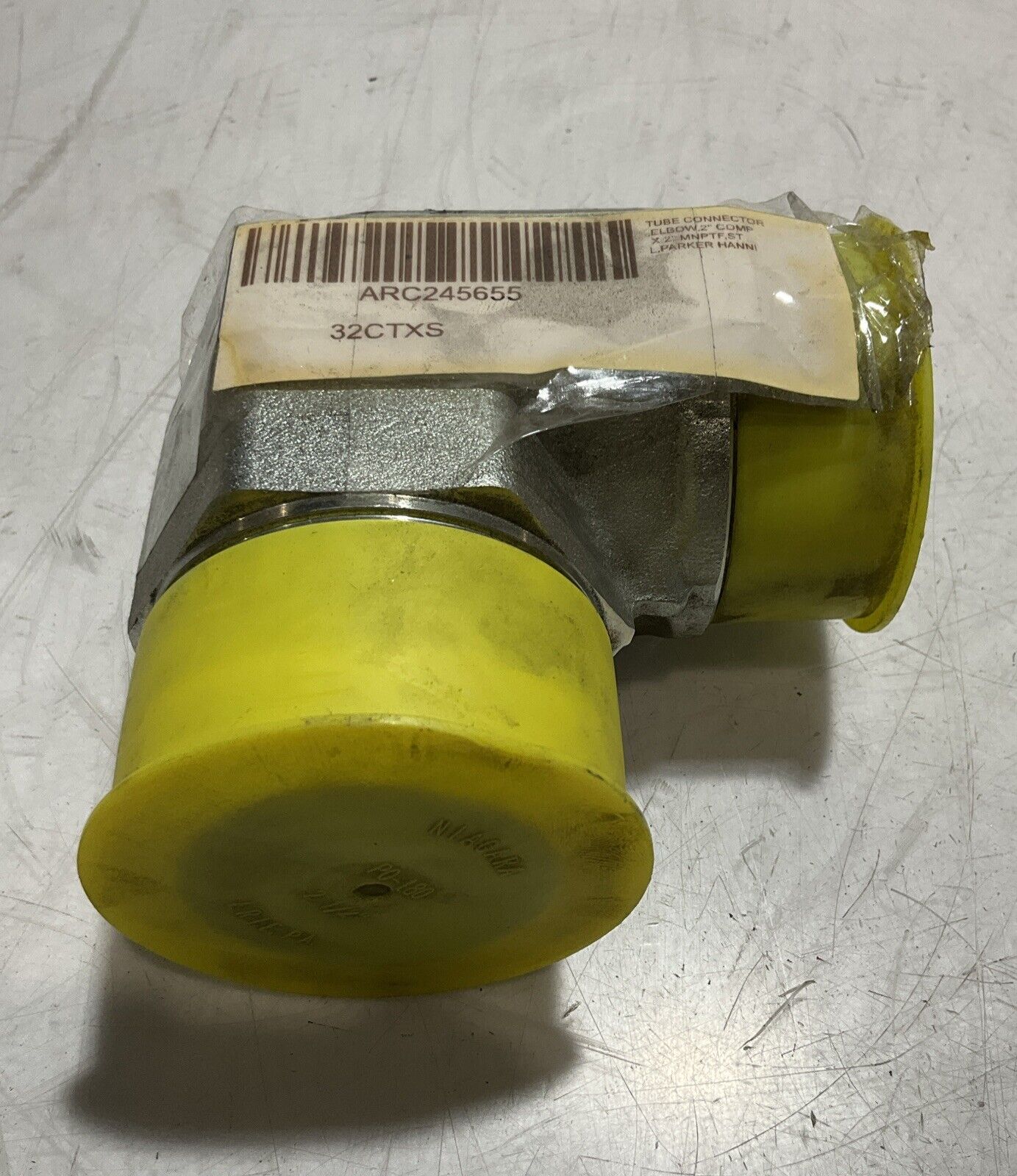 PARKER 32CTXS TUBE CONNECTOR ELBOW 37 FLARE/NPTF K9S