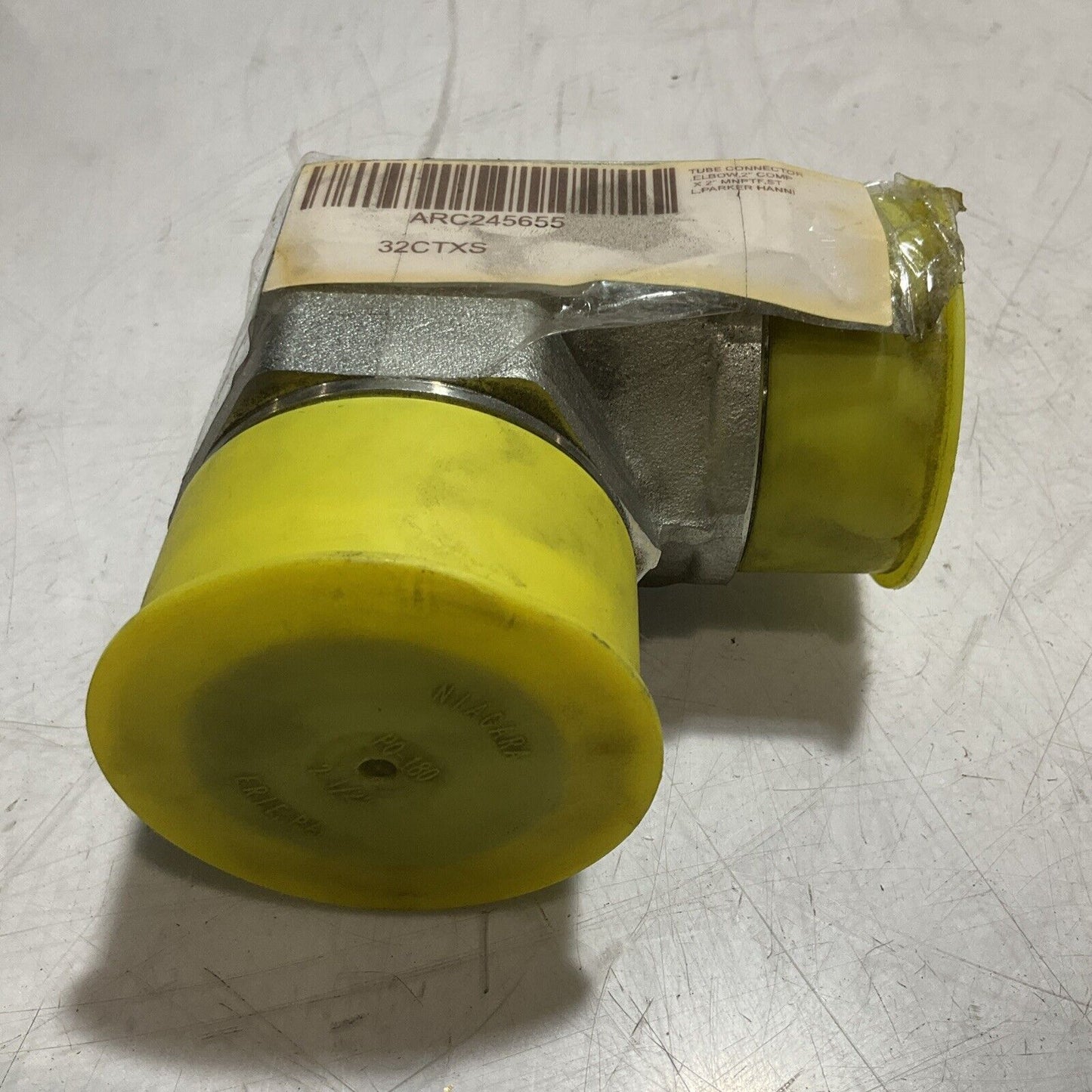PARKER 32CTXS TUBE CONNECTOR ELBOW 37 FLARE/NPTF K9S