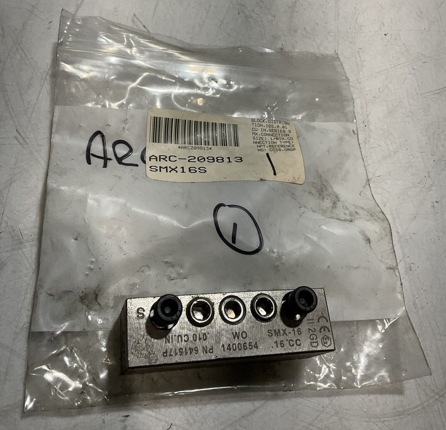 DROPSA 641517P SMX-1 BLOCK DISTRIBUTION SIZE 1/8IN LOT OF 2 K9S