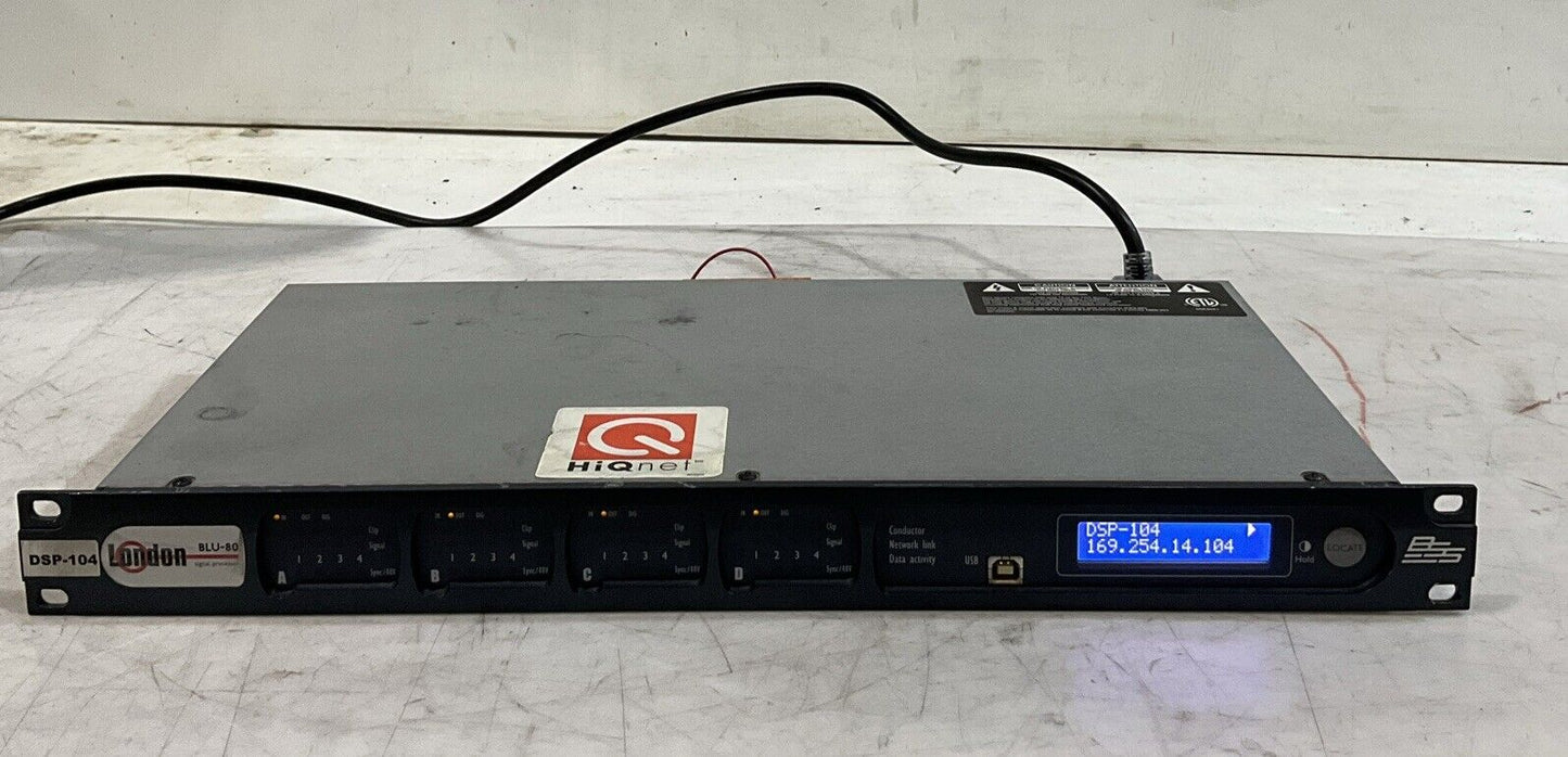 HIQNET LONDON BSS BLUE-80-4X12-U SIGNAL PROCESSOR LOCATOR 240VAC 50/60HZ T9A