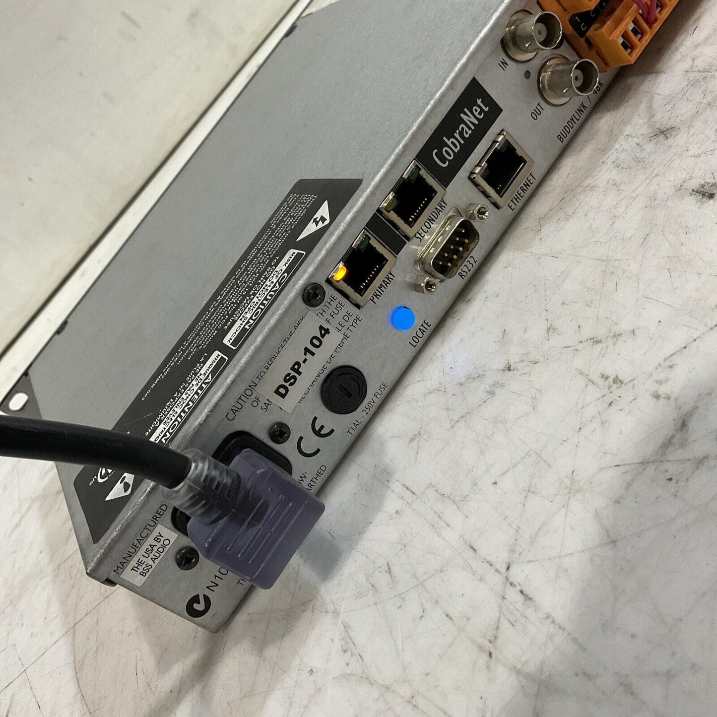 HIQNET LONDON BSS BLUE-80-4X12-U SIGNAL PROCESSOR LOCATOR 240VAC 50/60HZ T9A