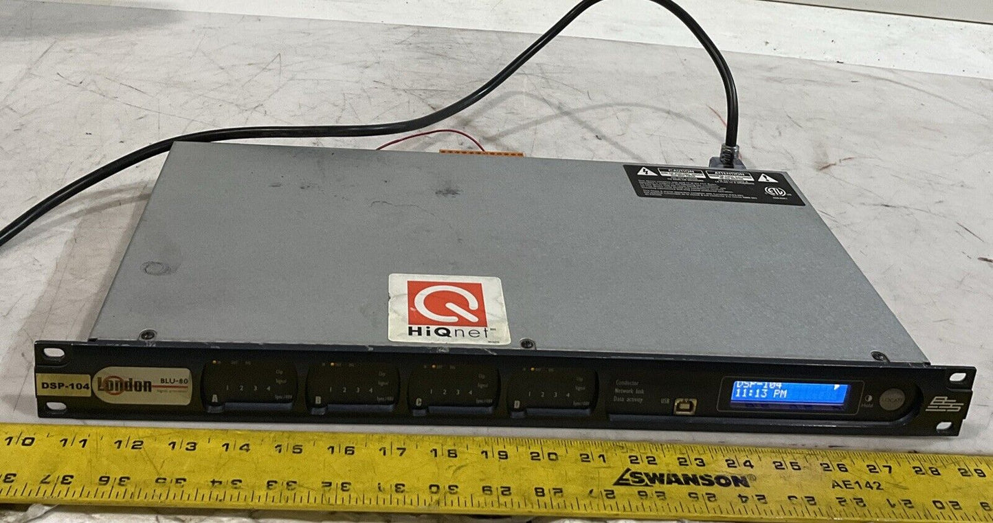HIQNET LONDON BSS BLUE-80-4X12-U SIGNAL PROCESSOR LOCATOR 240VAC 50/60HZ T9A