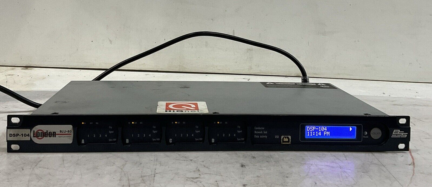 HIQNET LONDON BSS BLUE-80-4X12-U SIGNAL PROCESSOR LOCATOR 240VAC 50/60HZ T9A