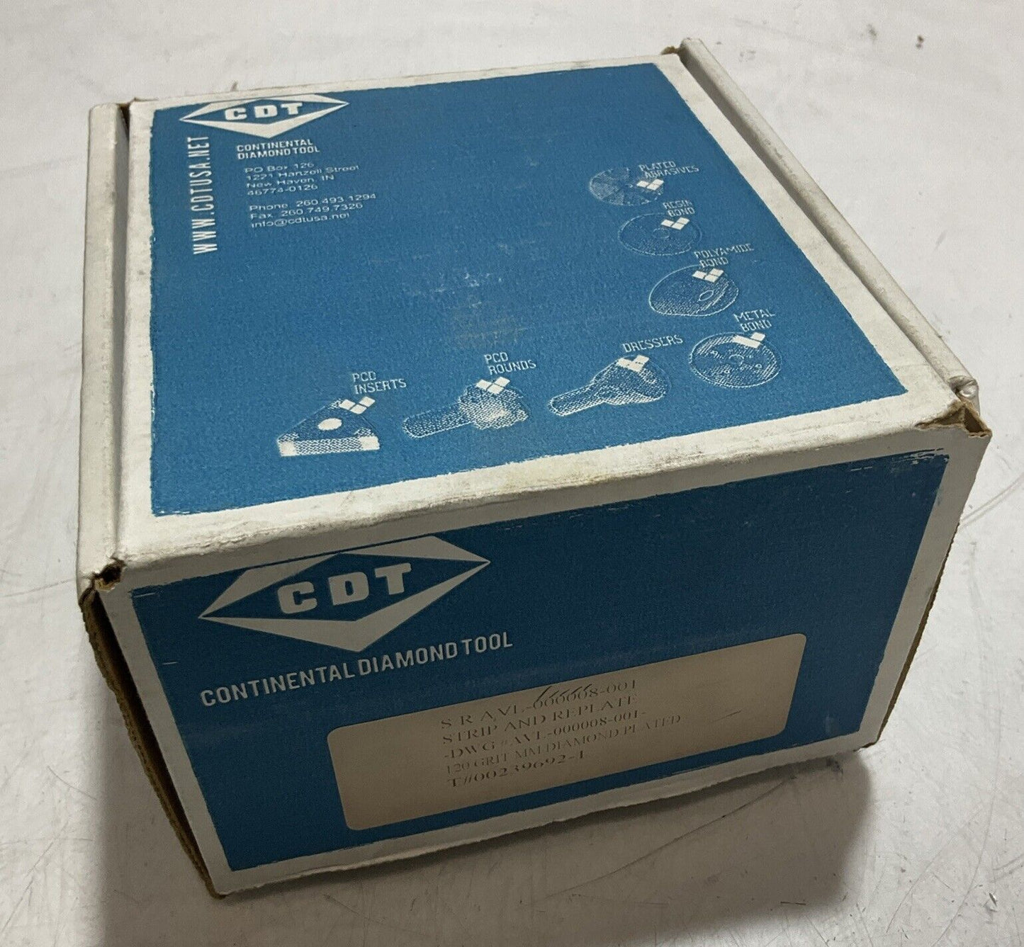 CONTINENTAL DIAMOND CDT 239692-1 STRIP&REPLATE 120 GRIT WHEEL DIAMOND PLATED U3S