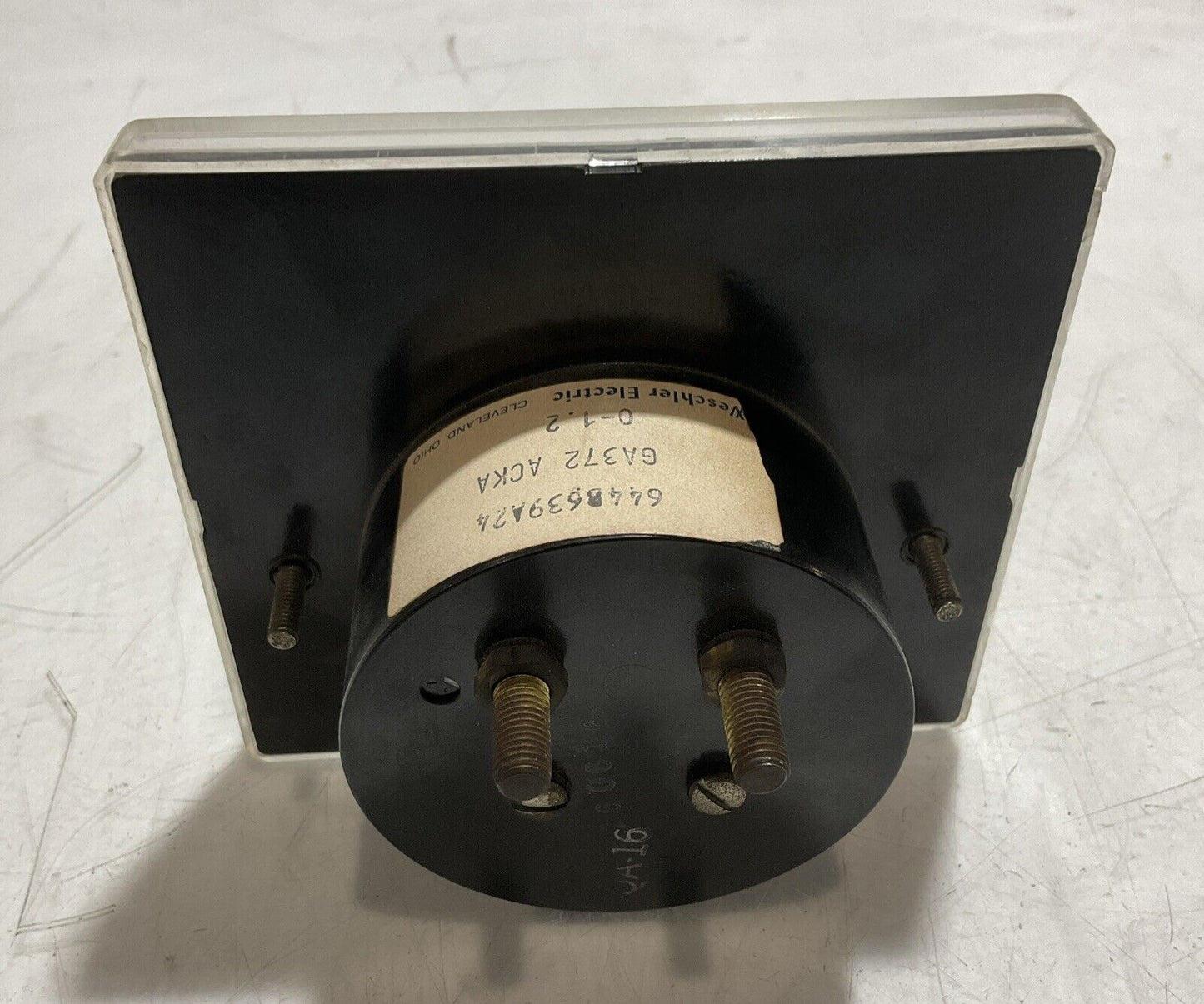 WESCHLER 644B639A24 METER GA372 ACKA 0.1.2 AC KILOAMPERES U3S