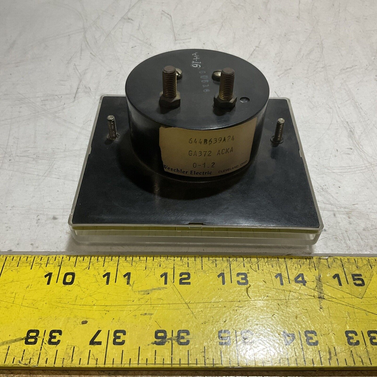 WESCHLER 644B639A24 METER GA372 ACKA 0.1.2 AC KILOAMPERES U3S