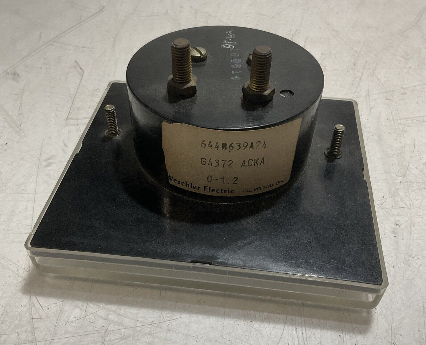 WESCHLER 644B639A24 METER GA372 ACKA 0.1.2 AC KILOAMPERES U3S