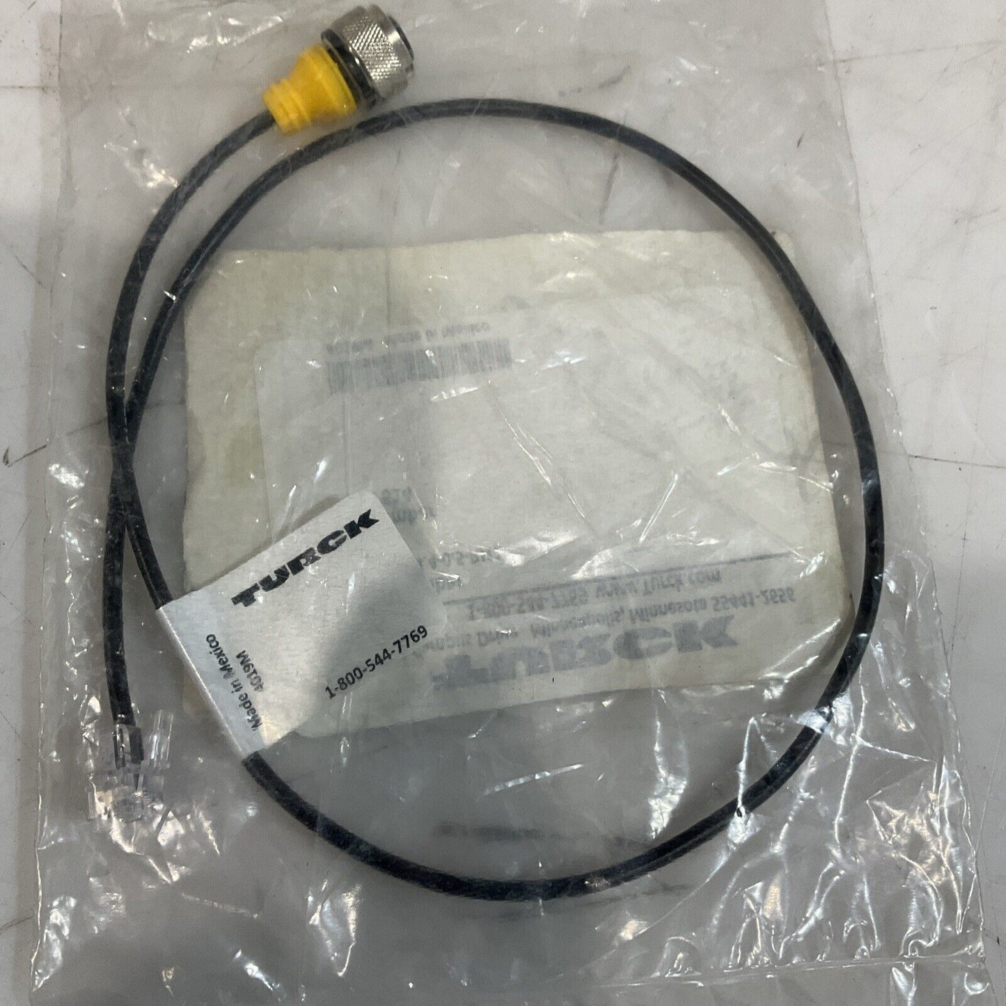 TURCK 162K200H01 ID# U-17614 CABLE ASSEMBLY 150V U3S