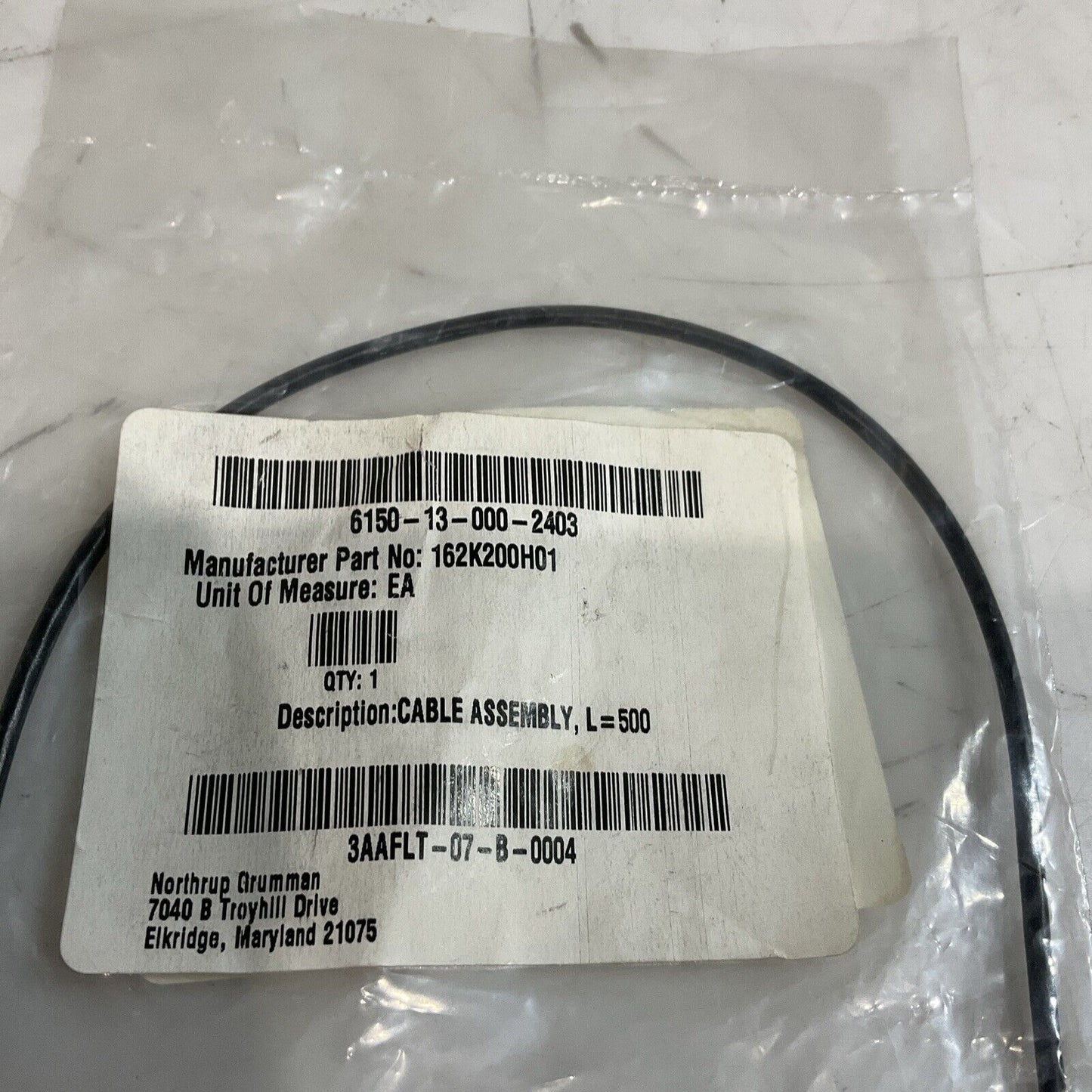TURCK 162K200H01 ID# US-17248 CABLE ASSEMBLY 150V U3S
