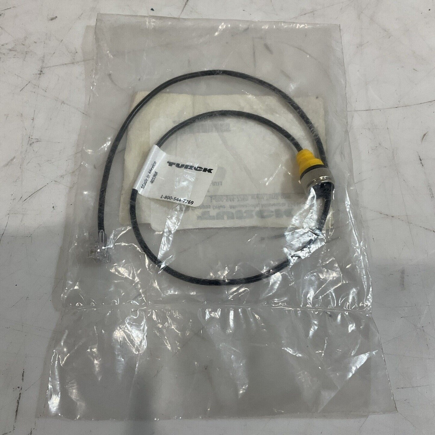 TURCK 162K200H01 ID# U-17614 CABLE ASSEMBLY 150V U3S