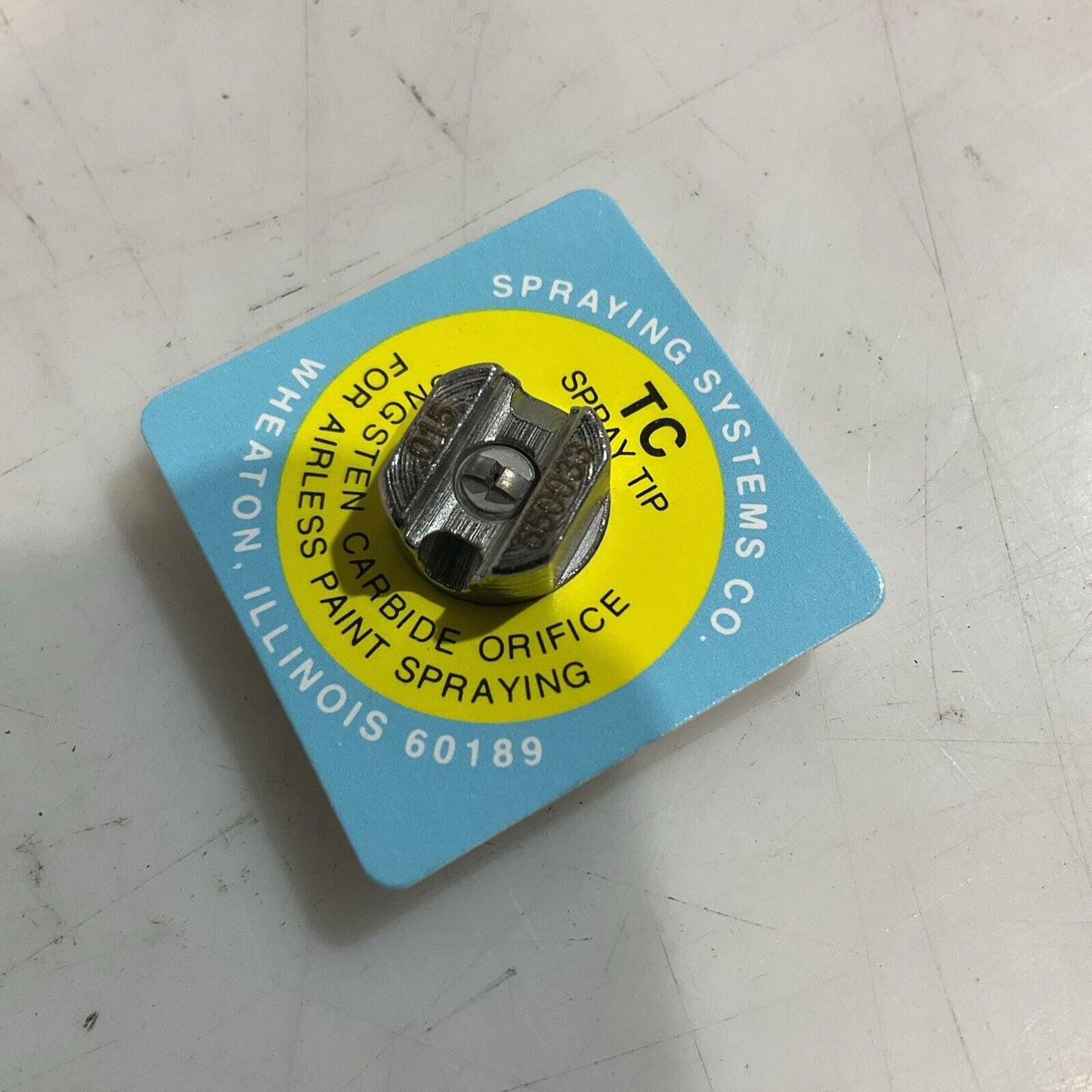 SPRAYING SYSTEMS CO 0.015 TC SPRAY TIP 650033 LOT OF 4 U3S