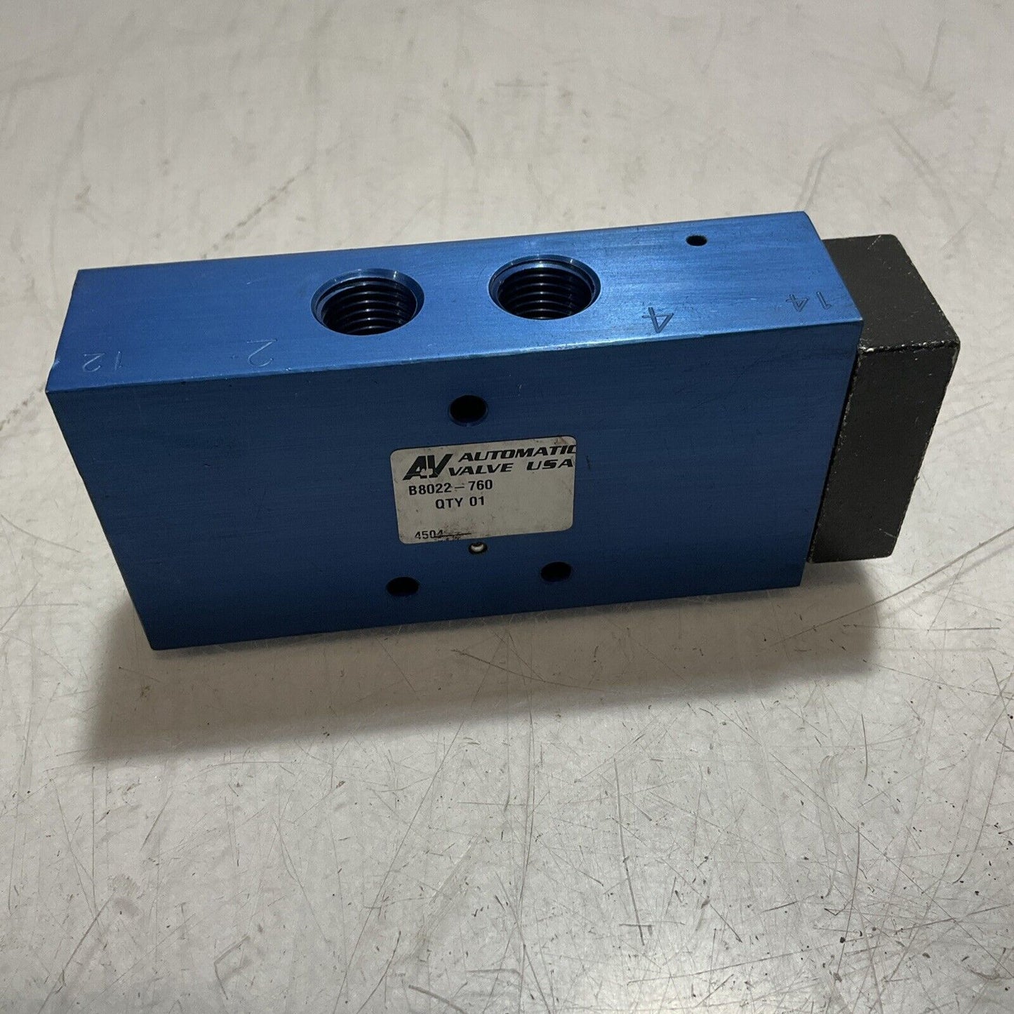 AV- AUTOMATIC VALVE B8022-760 SOLENOID VALVE U3S