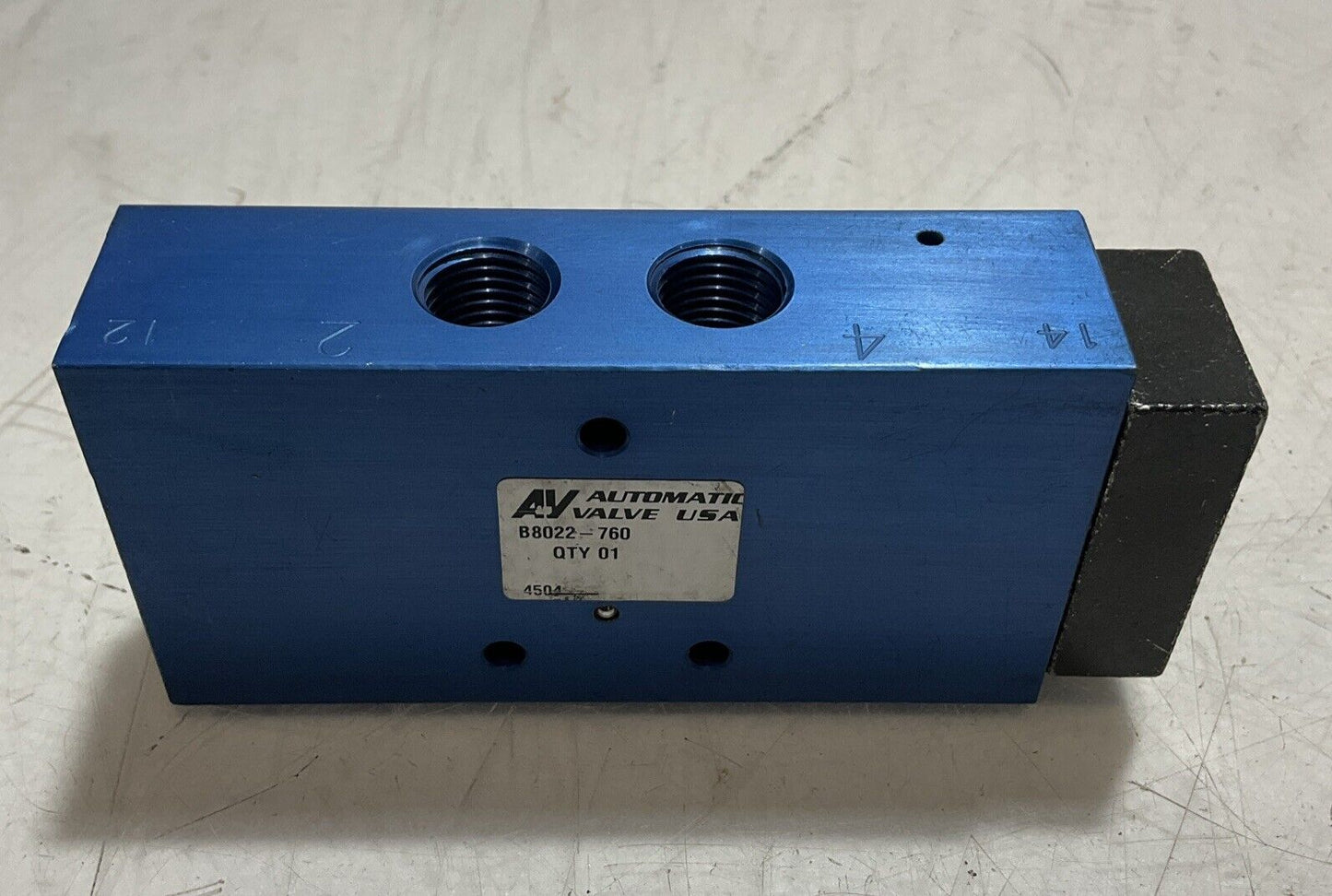 AV- AUTOMATIC VALVE B8022-760 SOLENOID VALVE U3S