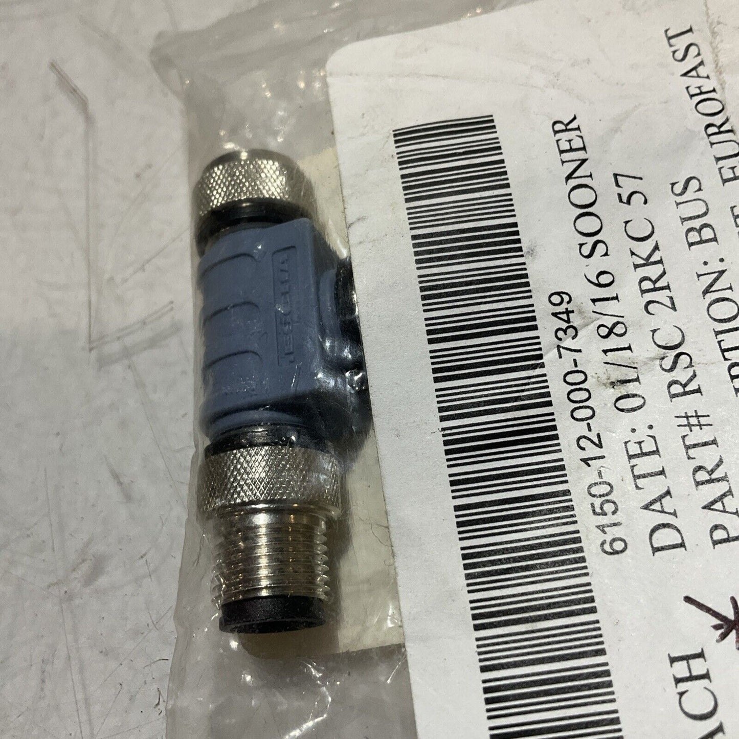 TURCK RSC2RKC 57 ID#E9003 BUS TEE DEVINCENET EUROFAST U3S