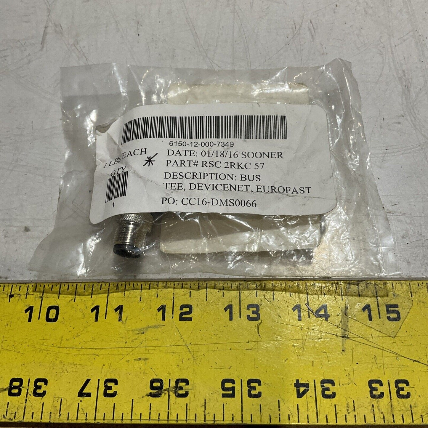 TURCK RSC2RKC 57 ID#E9003 BUS TEE DEVINCENET EUROFAST U3S