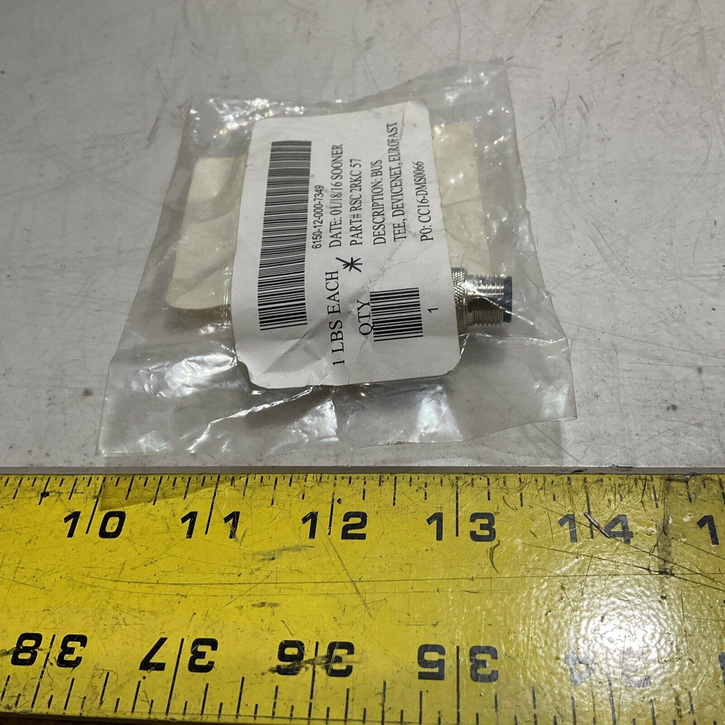 TURCK RSC2RKC 57 ID#E9003 BUS TEE DEVINCENET EUROFAST U3S