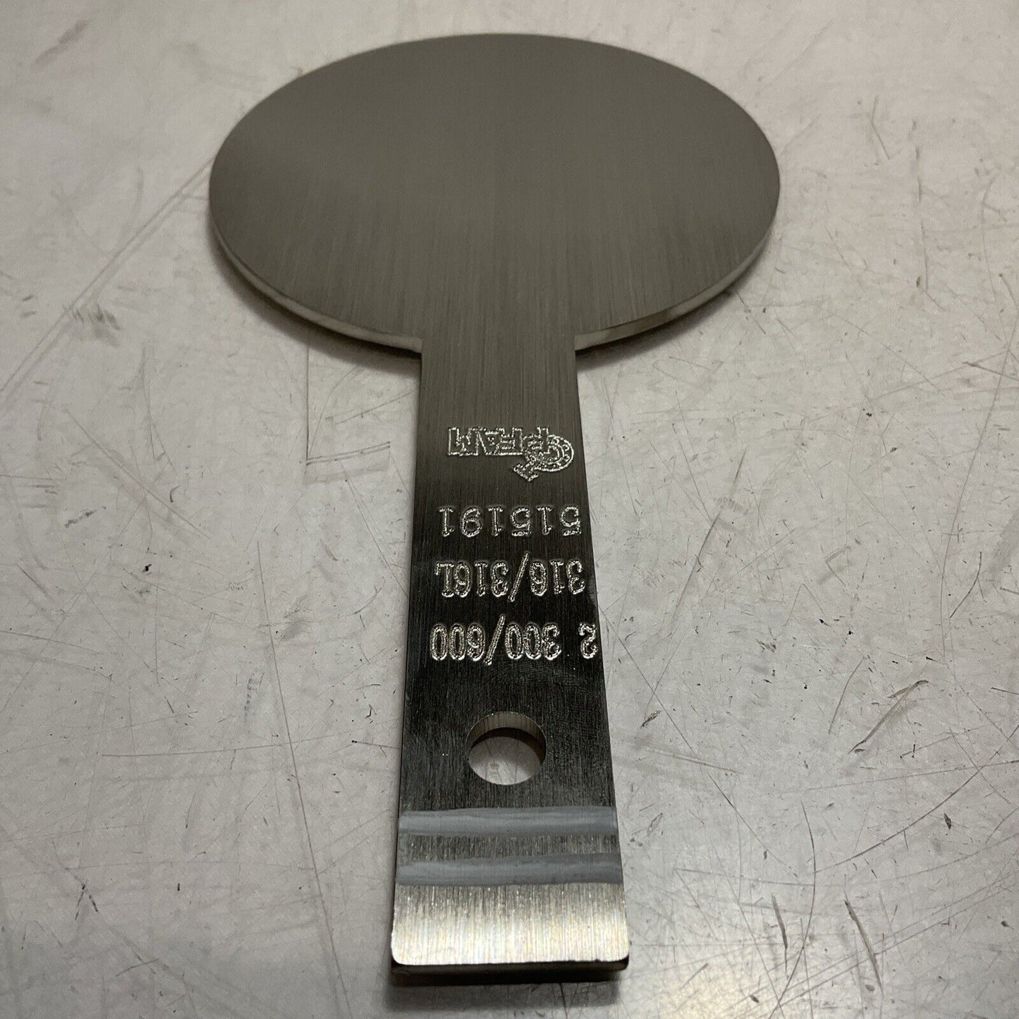 PFAM 2 300/600 316/316L 515191 ORIFICE PLATE 1/5 THK 300LB 4" 678