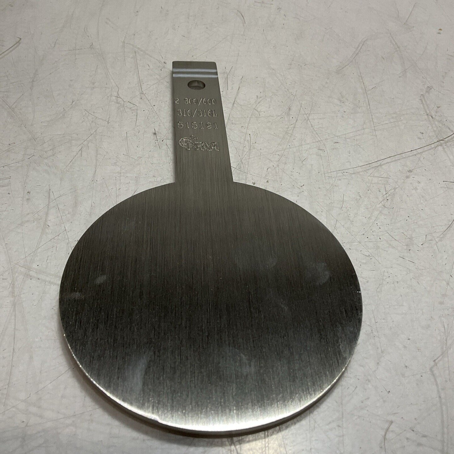 PFAM 2 300/600 316/316L 515191 ORIFICE PLATE 1/5 THK 300LB 4" 678