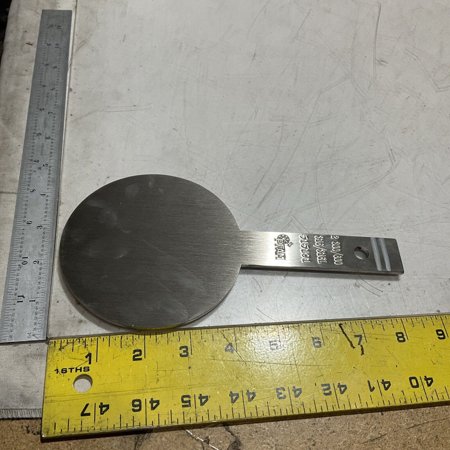 PFAM 2 300/600 316/316L 515191 ORIFICE PLATE 1/5 THK 300LB 4" 678