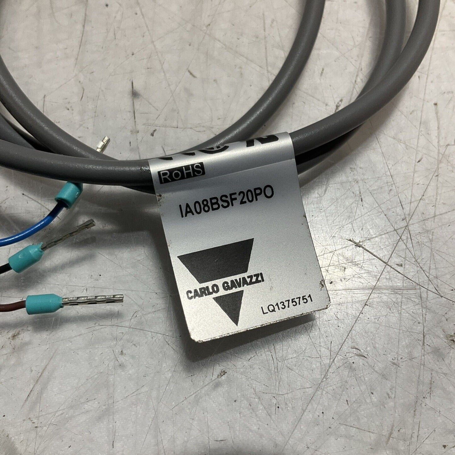 CARLO GAVAZZI IA08BSF20PO INNER POS SENSOR 24VDC TB3:9 CABLE ASSEMBLY U3S
