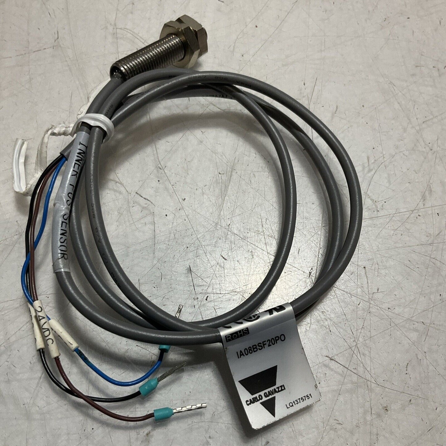 CARLO GAVAZZI IA08BSF20PO INNER POS SENSOR 24VDC TB3:9 CABLE ASSEMBLY U3S