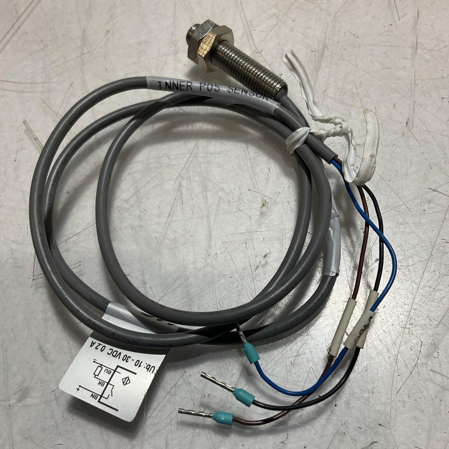 CARLO GAVAZZI IA08BSF20PO INNER POS SENSOR 24VDC TB3:9 CABLE ASSEMBLY U3S