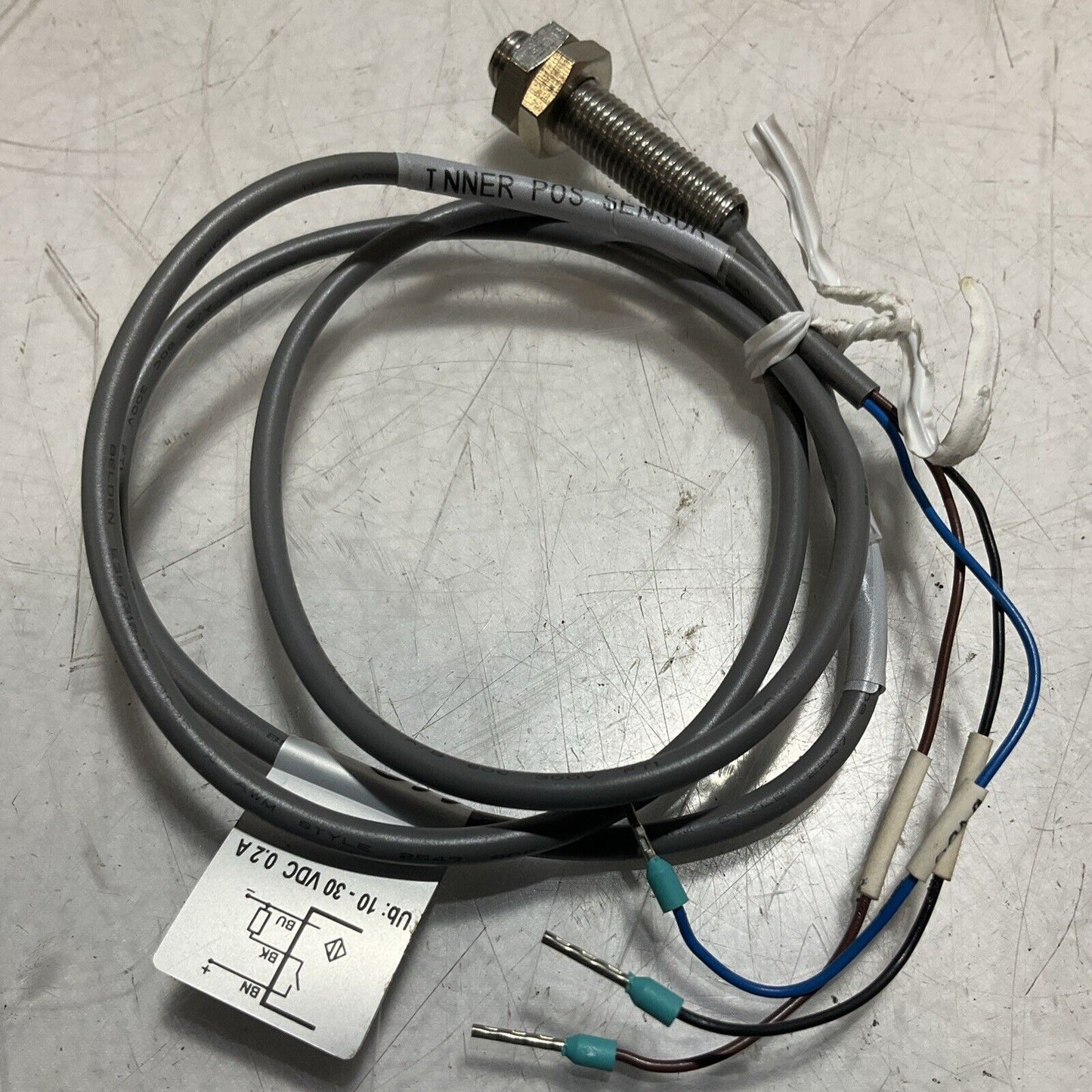 CARLO GAVAZZI IA08BSF20PO INNER POS SENSOR 24VDC TB3:9 CABLE ASSEMBLY U3S