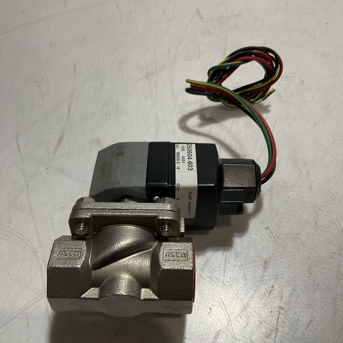 ASCO RED HAT EE8003P001 EE8210PO88 VALVE SOLENOID 150PSI 2WATTS U3S
