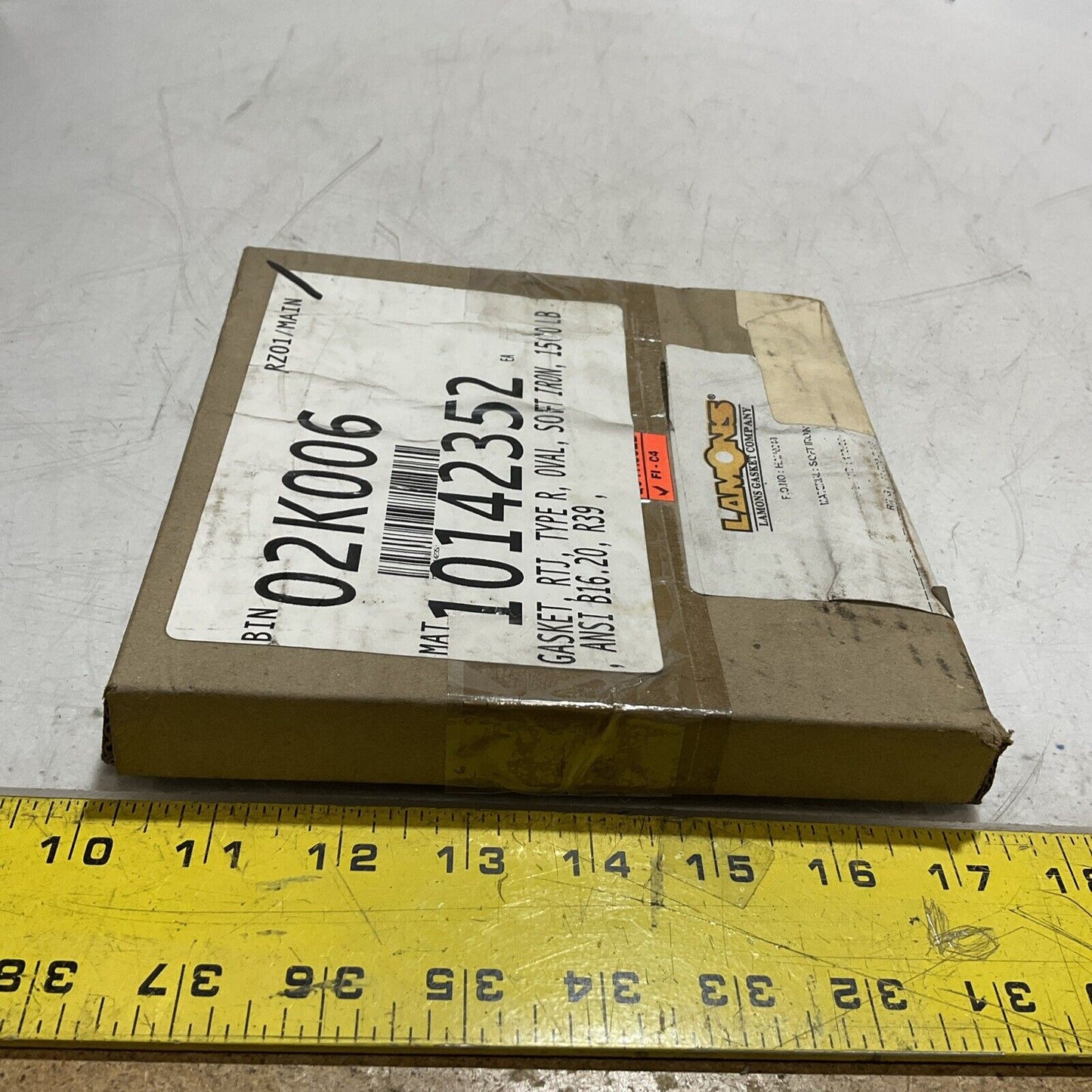 LAMONS API6A-0627-GH 08-12 103939 R39 D-4 OVAL CASKET RTJ TYPE R SOFT IRON 678