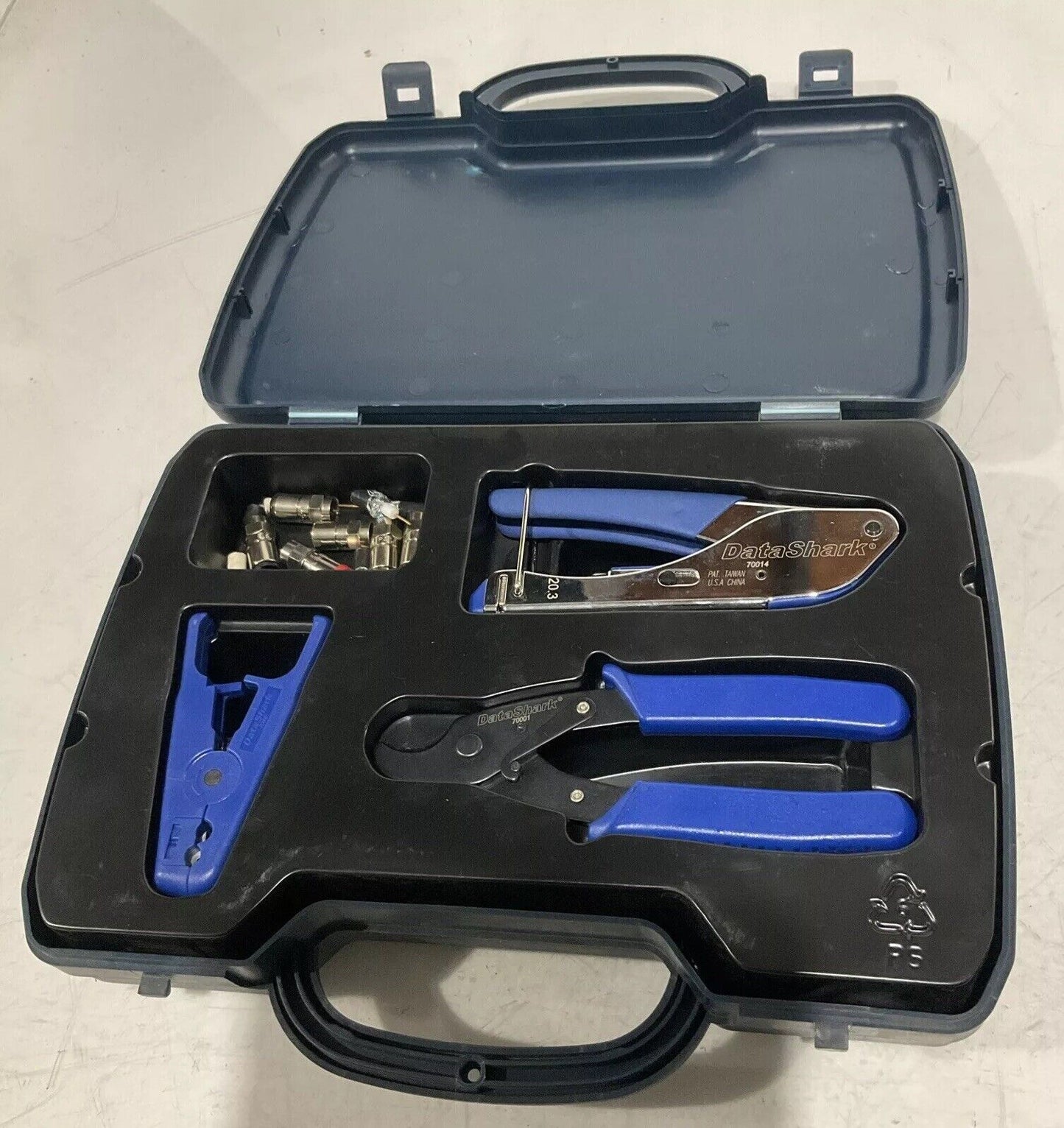 DATA-SHARK 70014- 70001 TEMPO COMMUNICATIONS COAX CRIMPER 3 PIECES TOOL KIT U3S