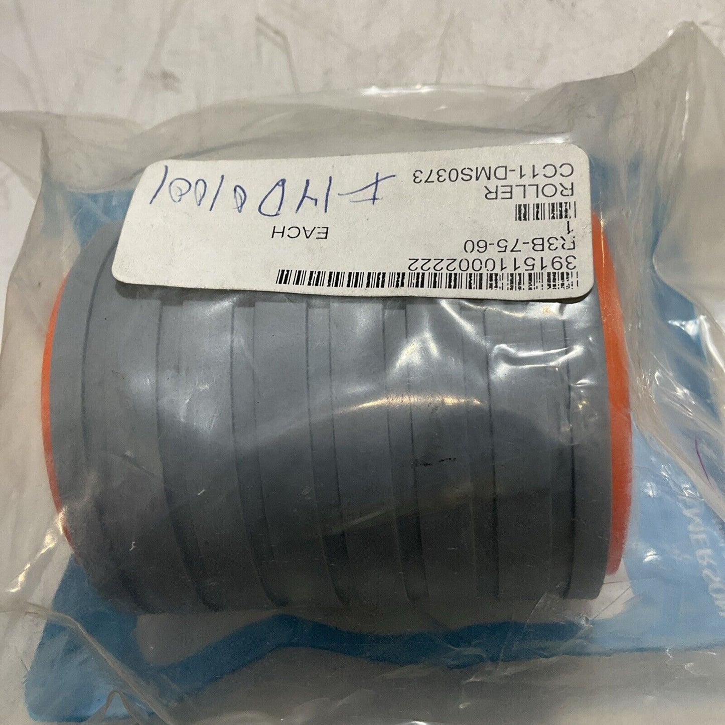 EMERSON SYSTEM PLAST 32836RN R3B-75-60 RETURN ROLLER LOT OF 5 U3S