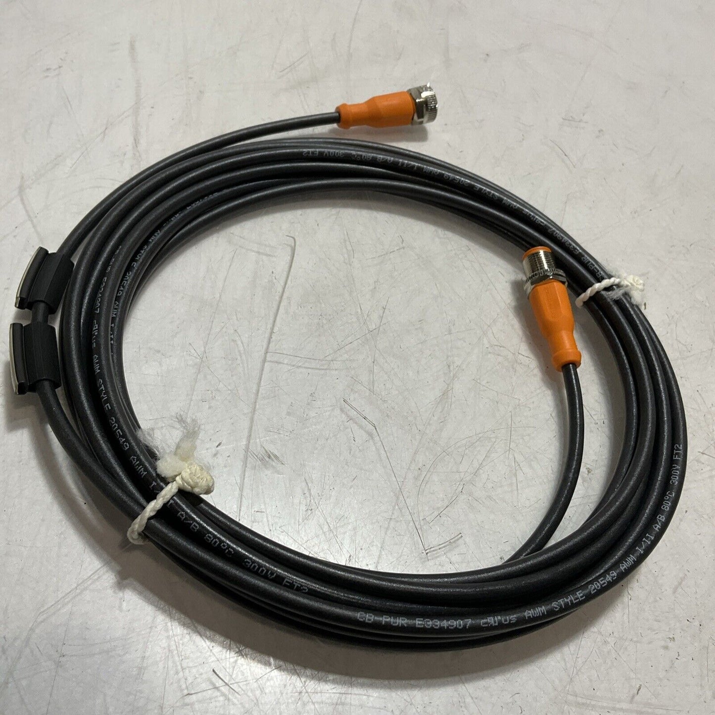 ECOMOT 400 EVCO14 CABLE ASSMBLY FITTING CONNECTOR E191684 250V 300DC QTY 3 U3S