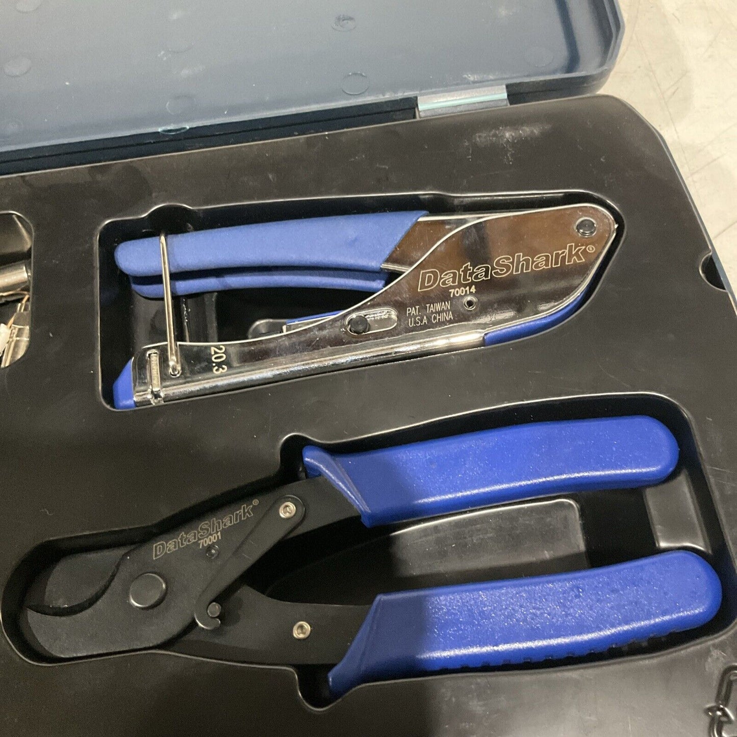 DATA-SHARK 70014- 70001 TEMPO COMMUNICATIONS COAX CRIMPER 3 PIECES TOOL KIT U3S