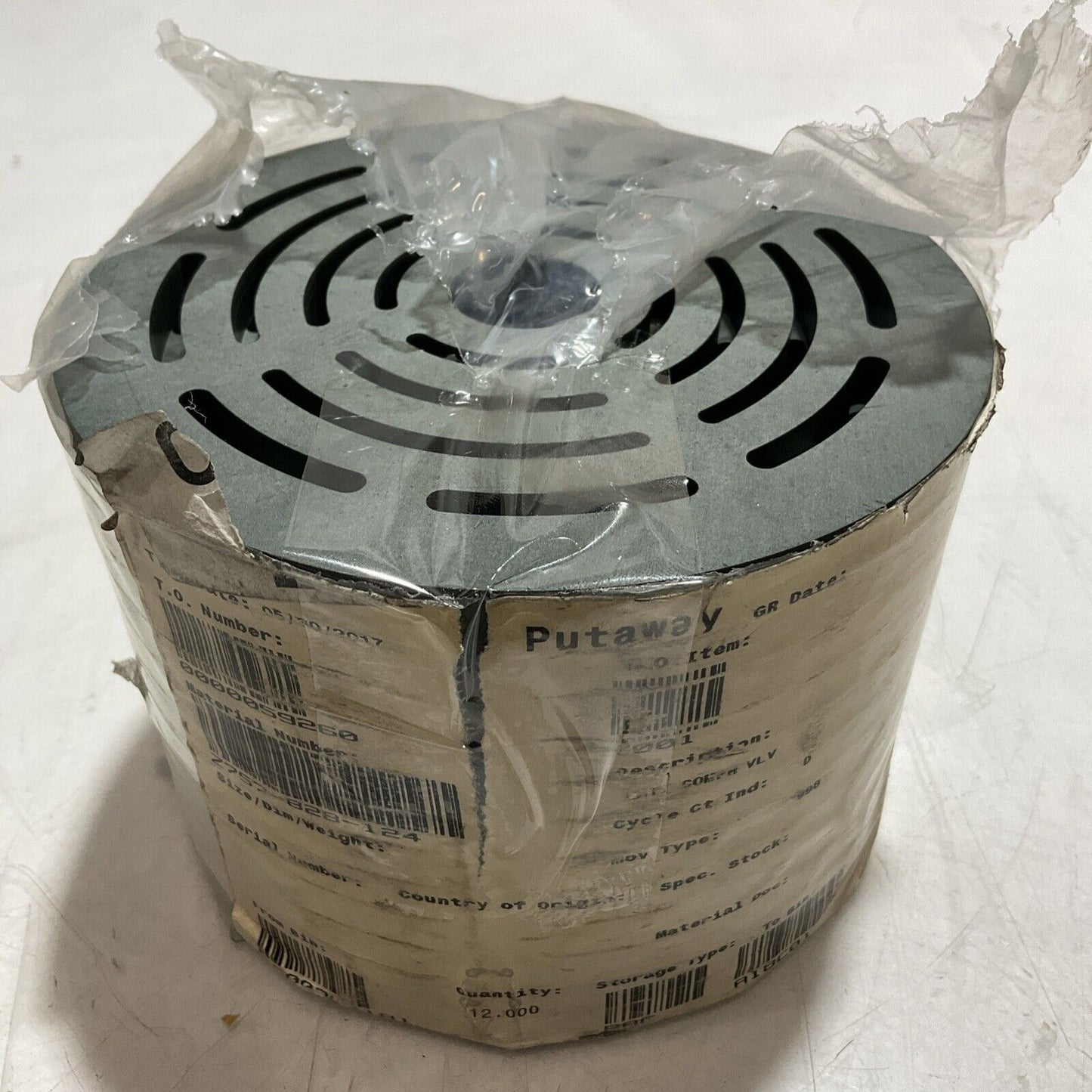 PUTAWAY 757–828-124 VALVE PLATE TYPE 998 137CHT U3S