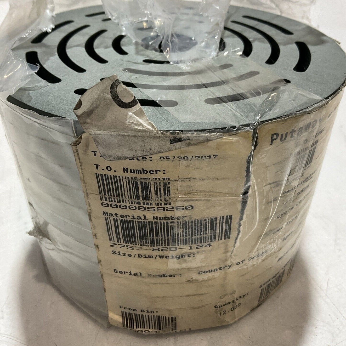 PUTAWAY 757–828-124 VALVE PLATE TYPE 998 137CHT U3S