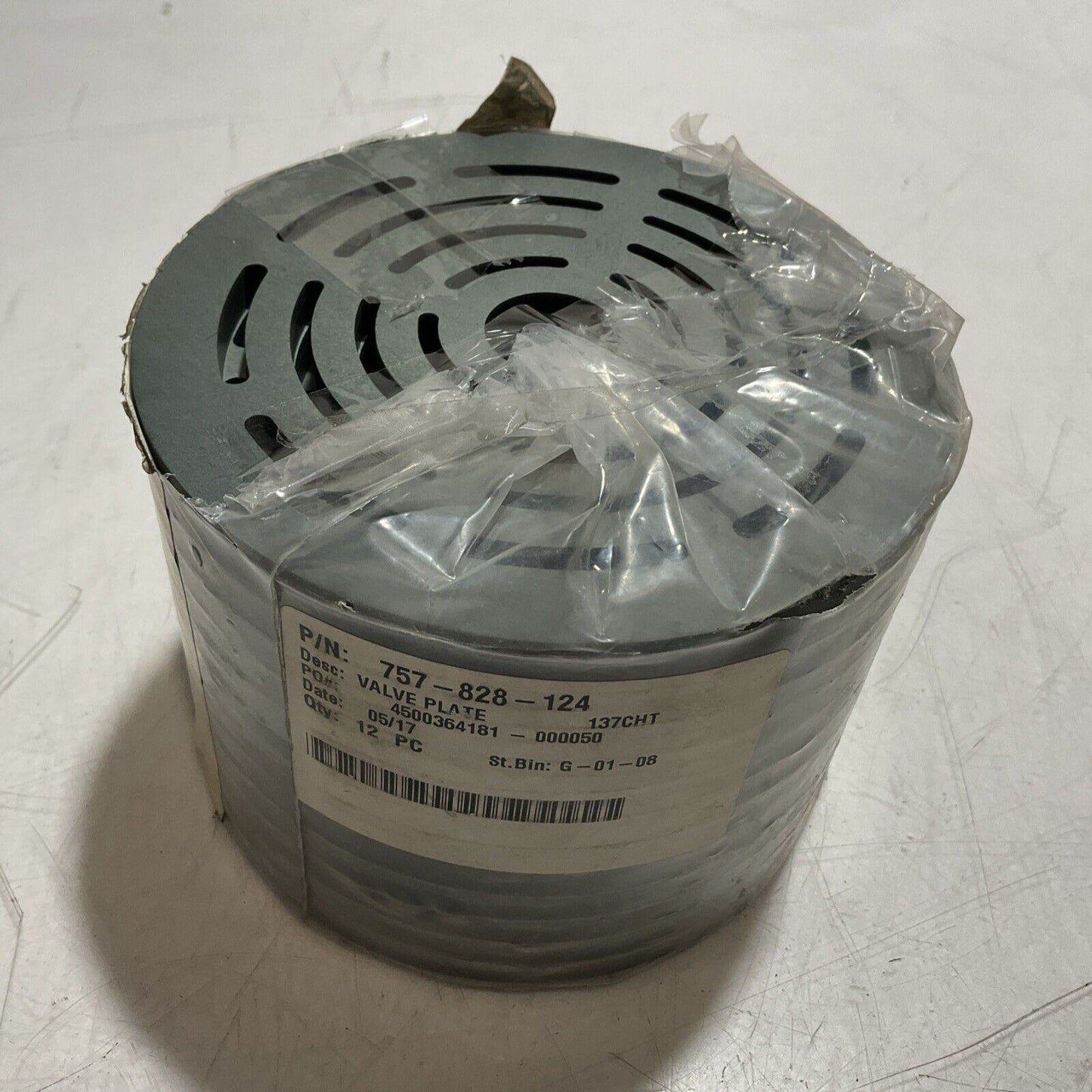 PUTAWAY 757–828-124 VALVE PLATE TYPE 998 137CHT U3S