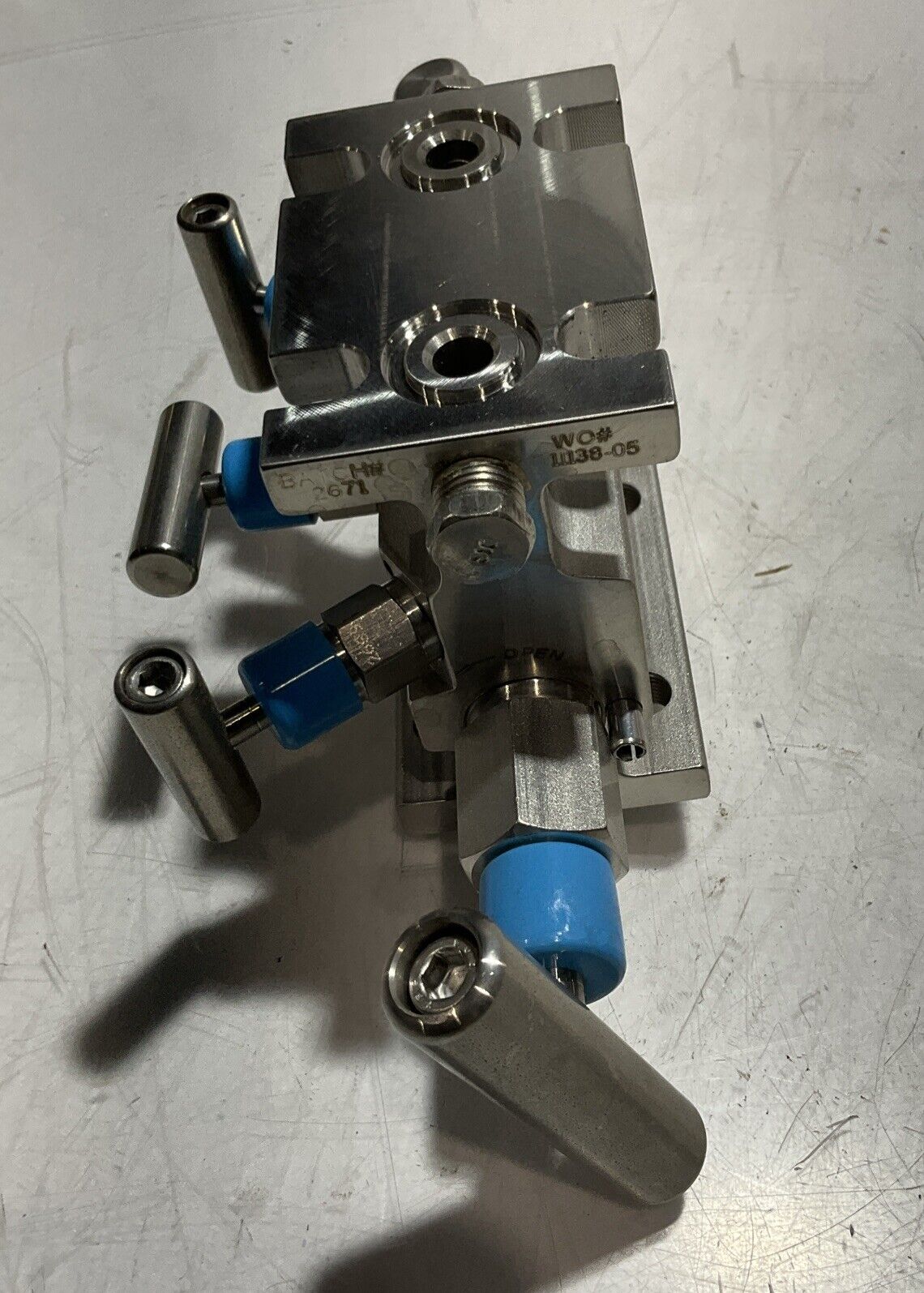 PHOENIX PRECISION P6M5SFLFLSSVD VALVE MANIFOLD EQUALIZE 6000PSI 100°F U3S